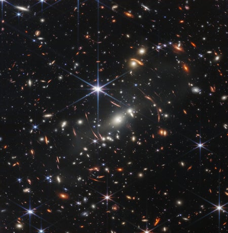 JWST deep field image of SMACS 0723