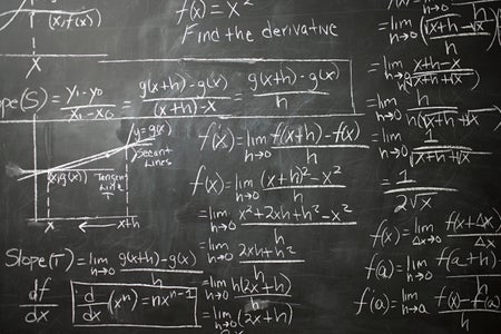 Calculus on blackboard